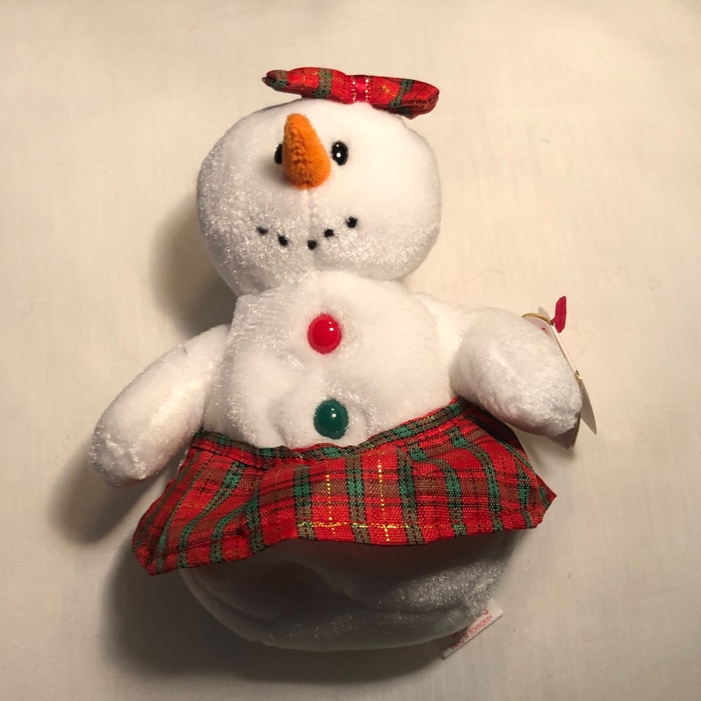 Coolstina snowwoman beanie babies